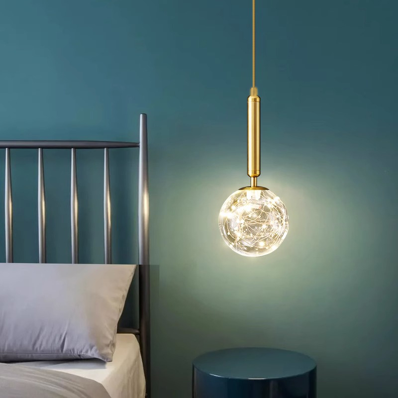 Hanging Moon Lamp - 1개 모던 홈 데코 LED 조명