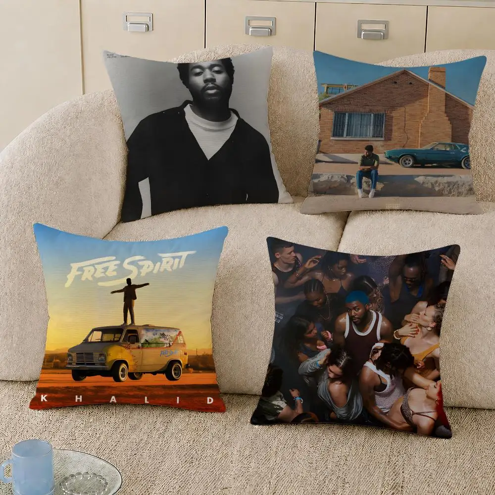 Home Decor Location - 가수 칼리드 로고 미국 십대 쿠션