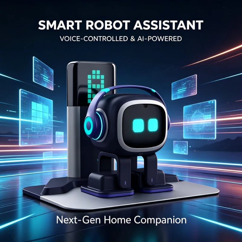 Home Decor Ai Free - 다기능 EMO AI 로봇, 말하고 춤추는