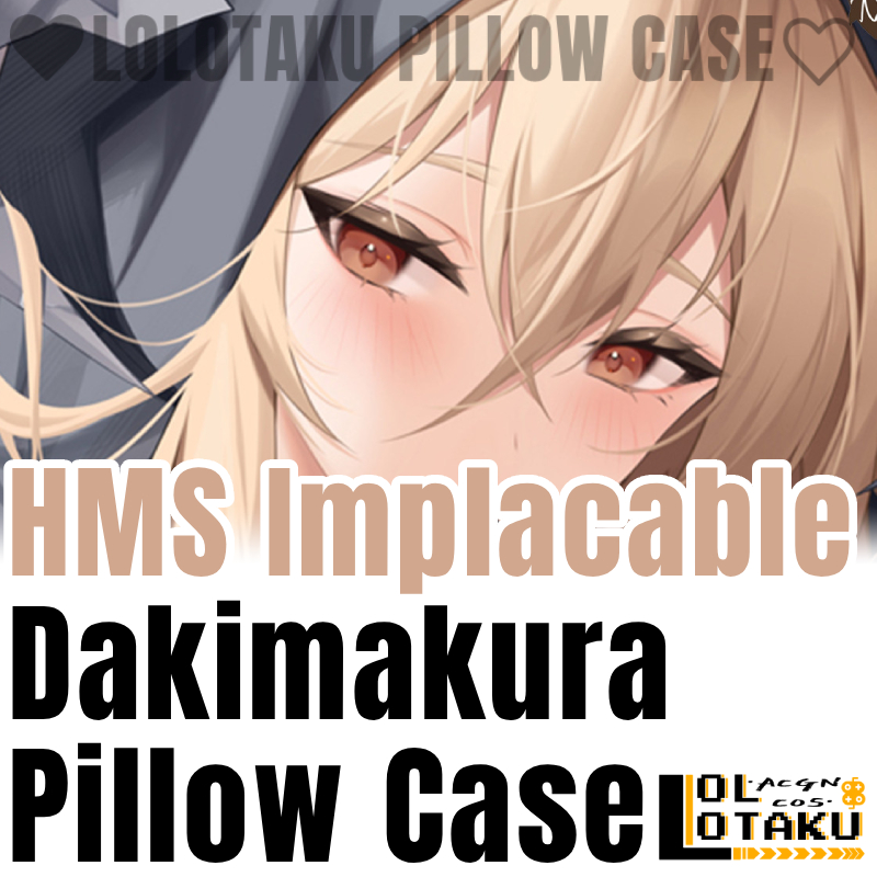 Home Decor Accessories - HMS Implacable Dakimakura Azur Lane 베개