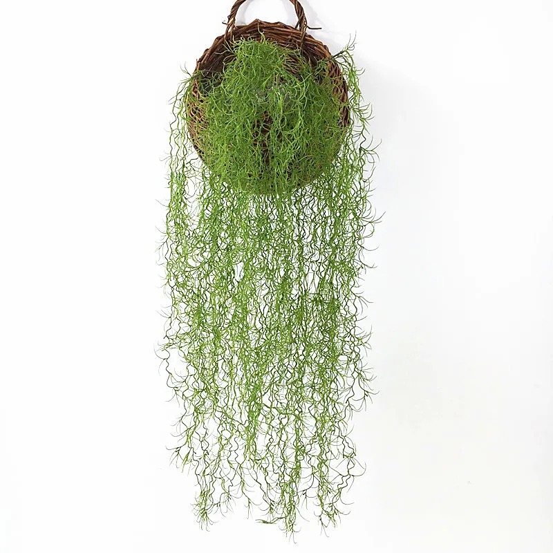 Rattan Plant Basket - 1/3/5개 에어 그래스 그린 식물 긴