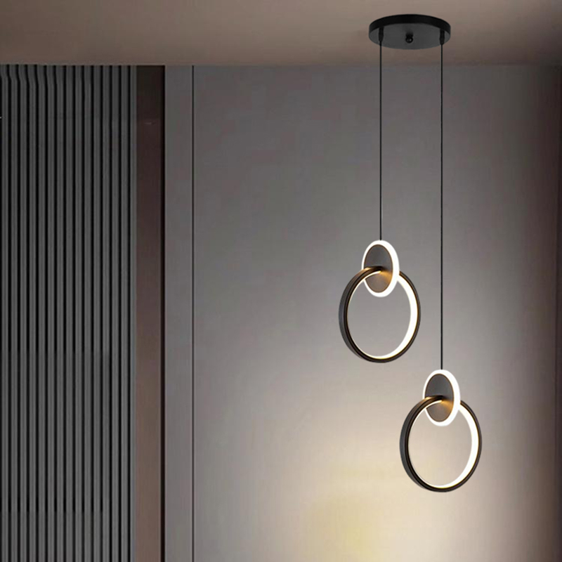 Hanging Moon Lamp - 1개 모던 홈 데코 LED 조명