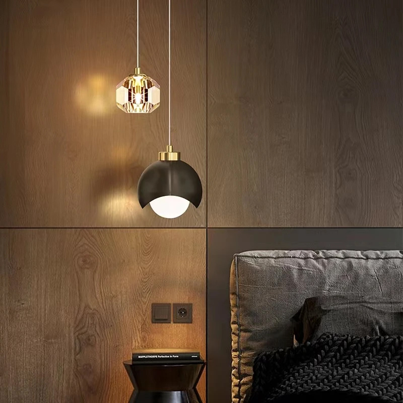 Hanging Moon Lamp - 침실 침대 옆 걸이형 펜던트 램프