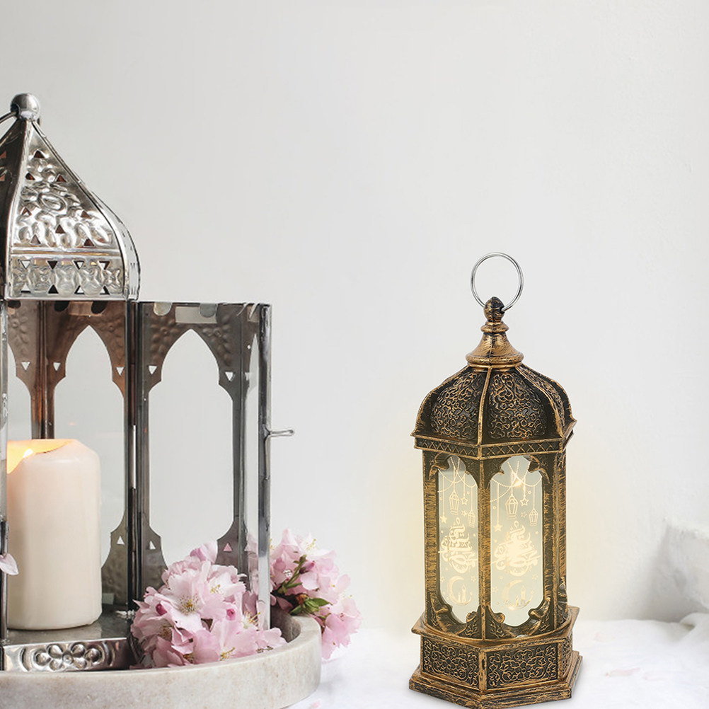 Home Decor Ramadan - LED 풍등 2개 세트, 라마단 장식용,