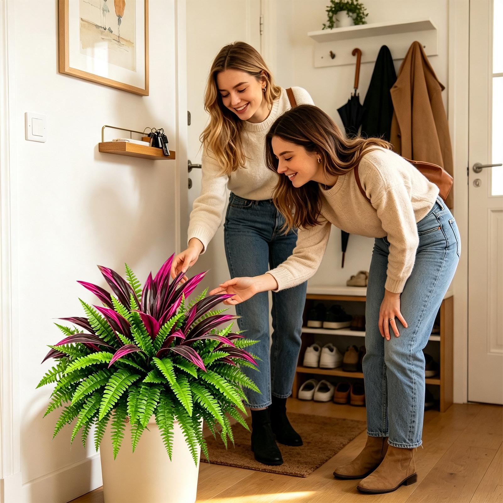 인조 보스턴 펀, 자외선 방지 인조 팜파스 그래스, 관 - Pampas Grass Decor 리뷰 및 가격