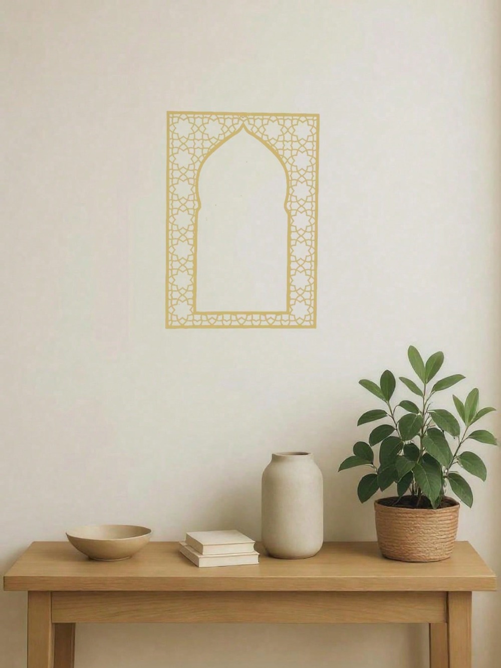 이슬람 금속 벽 예술 홈 데코 - 거실, 침실용 금색  - Home Decor Ramadan 리뷰 및 가격
