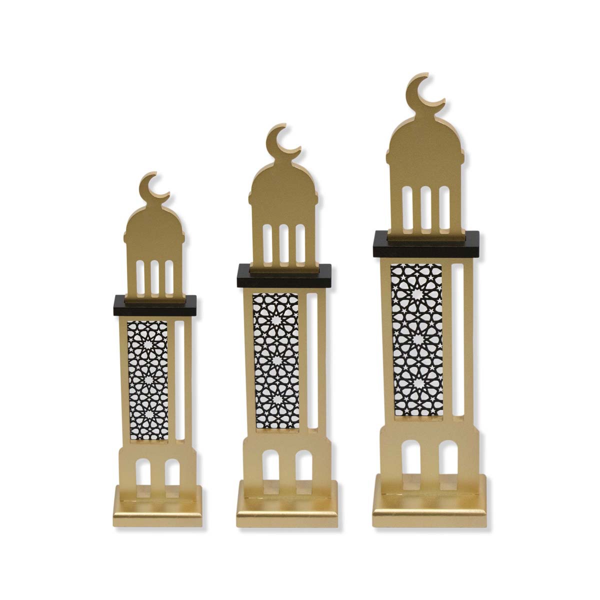라마단 이드 초승달 아크릴 장식, 나무 성 공예 선물  - Home Decor Ramadan 리뷰 및 가격
