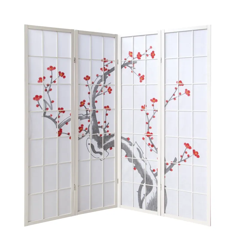 손으로 그린 원목 접이식 파티션, 거실 입구 및 홈 데 - Home Decor Zen Style 리뷰 및 가격