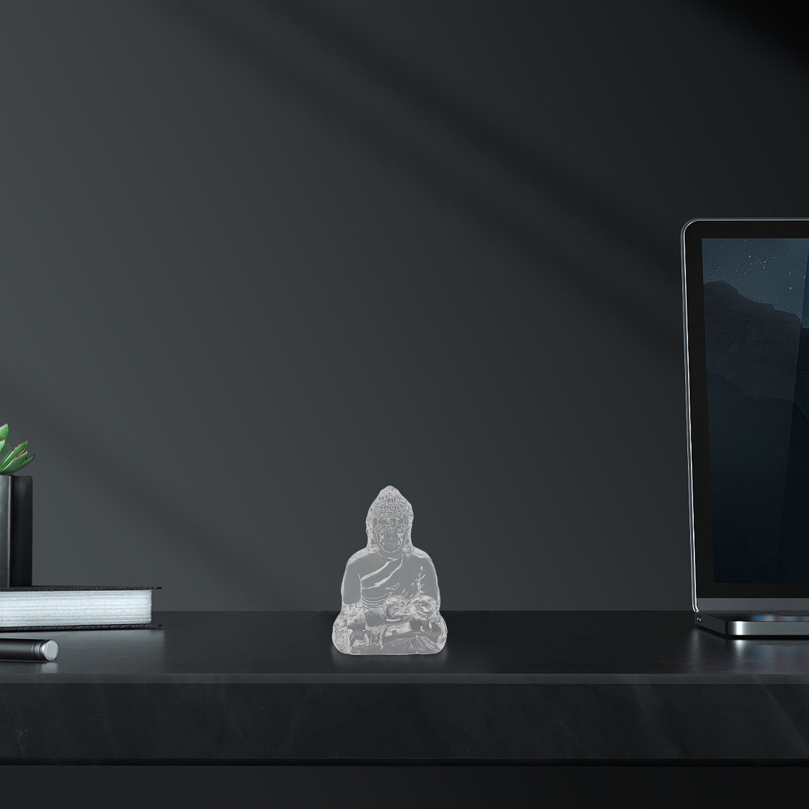 앉아 있는 모습의 수정 불상, 미니멀한 젠 스타일의 인 - Home Decor Zen Style 리뷰 및 가격
