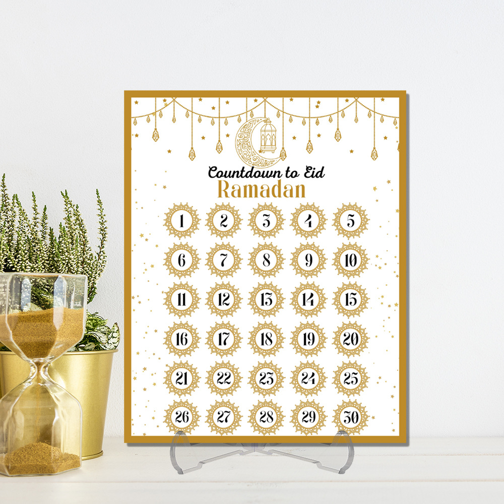 라마단 어드벤트 카운트다운 캘린더 아크릴: 라마단 홈  - Home Decor Ramadan 리뷰 및 가격