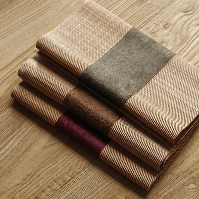 직물 소재의 대나무 티 매트, 린넨 소재의 젠 스타일  - Linen Table Runner 리뷰 및 가격