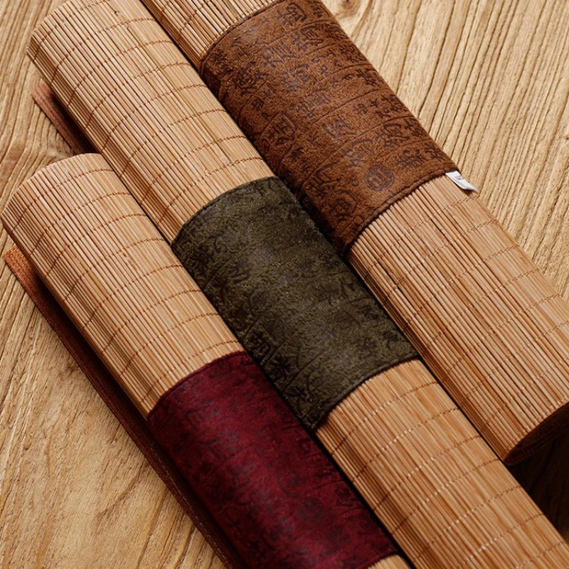직물 소재의 대나무 티 매트, 린넨 소재의 젠 스타일  - Linen Table Runner 리뷰 및 가격