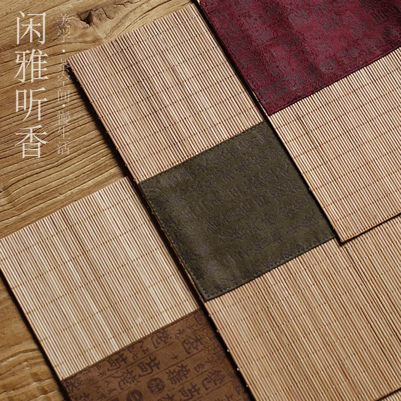 직물 소재의 대나무 티 매트, 린넨 소재의 젠 스타일  - Linen Table Runner 리뷰 및 가격