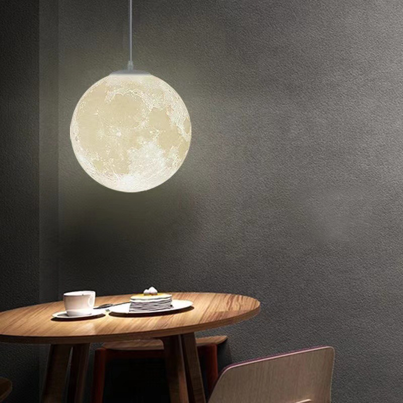 모던 크리에이티브 디자인 달 펜던트 조명 플라스틱 볼  - Hanging Moon Lamp 리뷰 및 가격