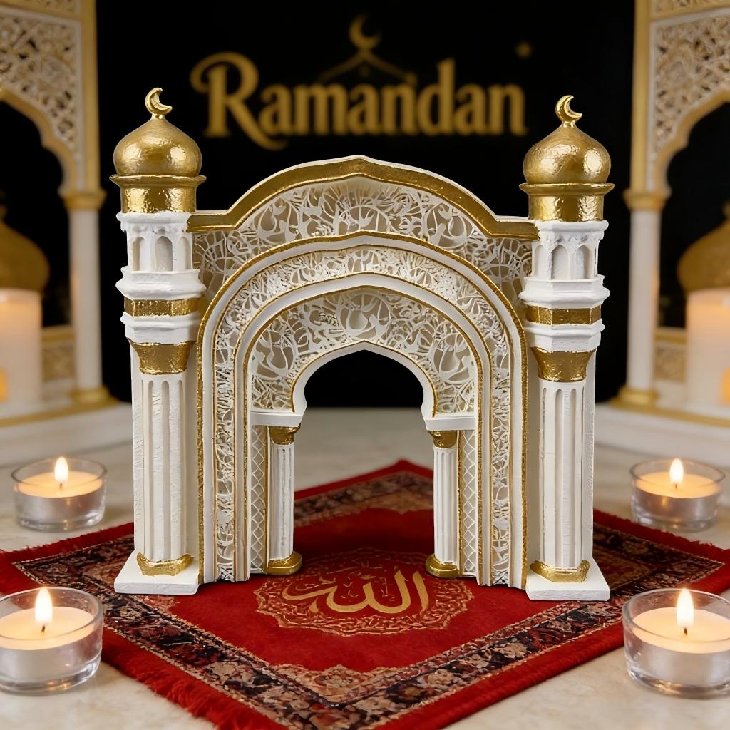 이슬람 라마단 장식 모스크 아치 장식품 티라이트 홀더  - Home Decor Ramadan 리뷰 및 가격