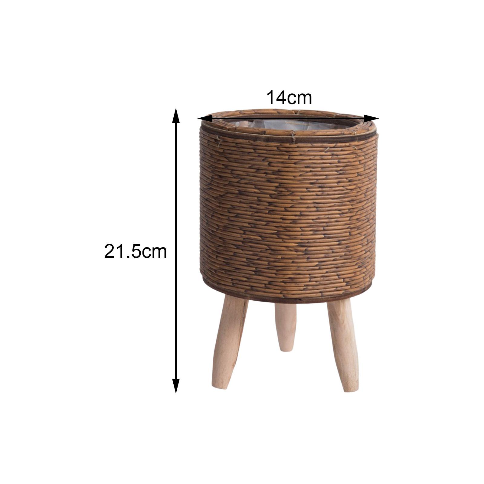 식물 전시용 다리가 달린 직조 바구니 2개 - 생활 공 - Rattan Plant Basket 리뷰 및 가격