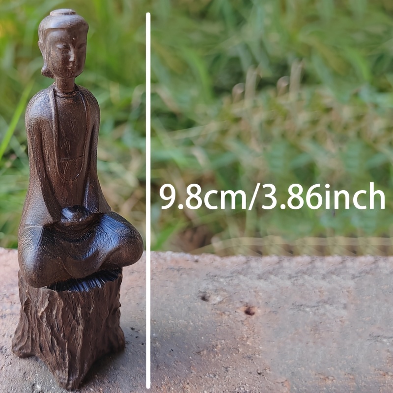 수공예로 조각한 나무로 만든 명상 불상 장식품, 중국  - Home Decor Zen Style 리뷰 및 가격
