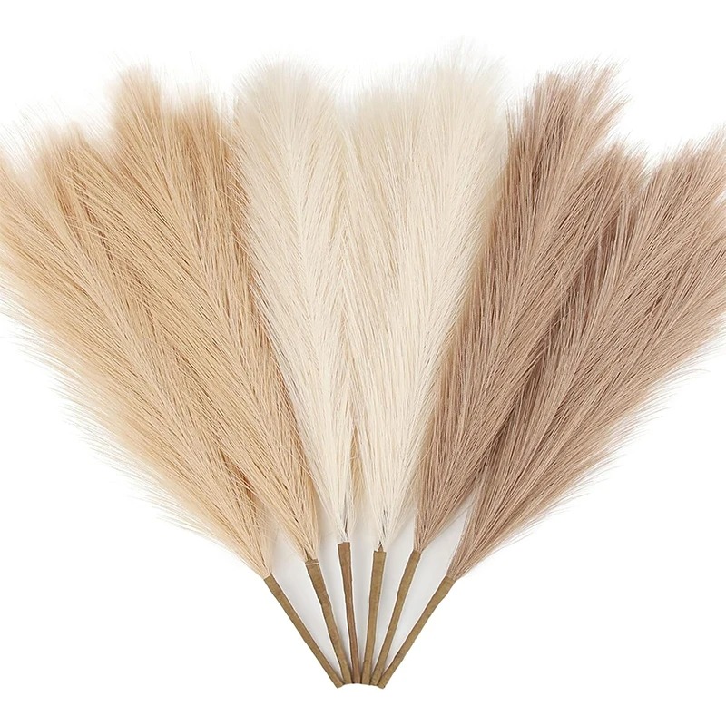 5/10Pcs 55CM 인공 팜파스 그래스 장식 보헤미 - Pampas Grass Decor 리뷰 및 가격