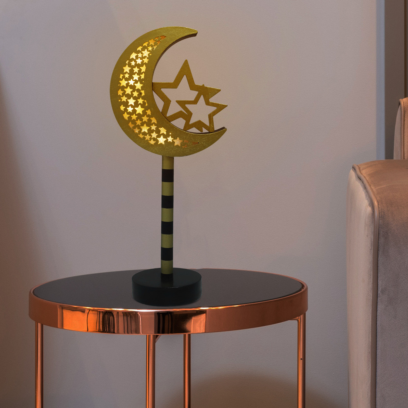라마단 LED 램프, 이드 무바라크, 나무 소재의 테이 - Home Decor Ramadan 리뷰 및 가격