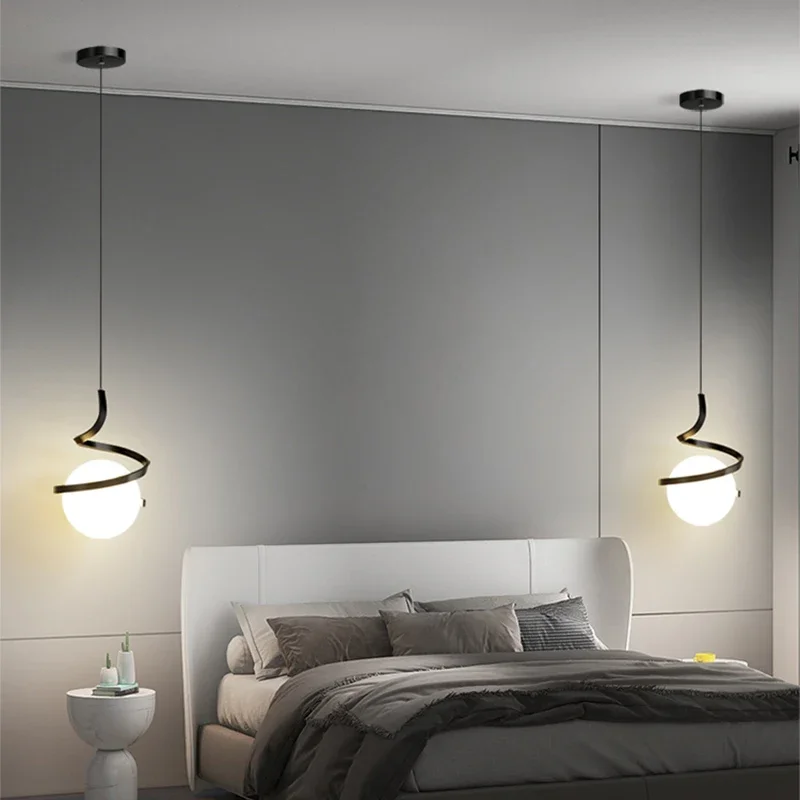 노르딕 LED 펜던트 조명 침실 침대 옆 걸이형 조명  - Hanging Moon Lamp 리뷰 및 가격