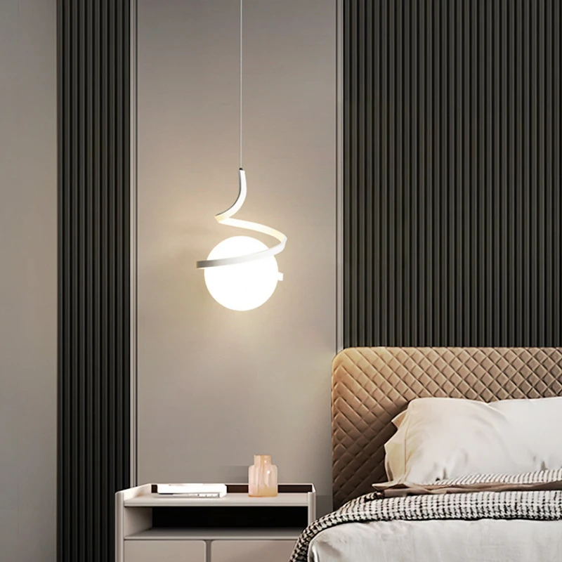 노르딕 LED 펜던트 조명 침실 침대 옆 걸이형 조명  - Hanging Moon Lamp 리뷰 및 가격