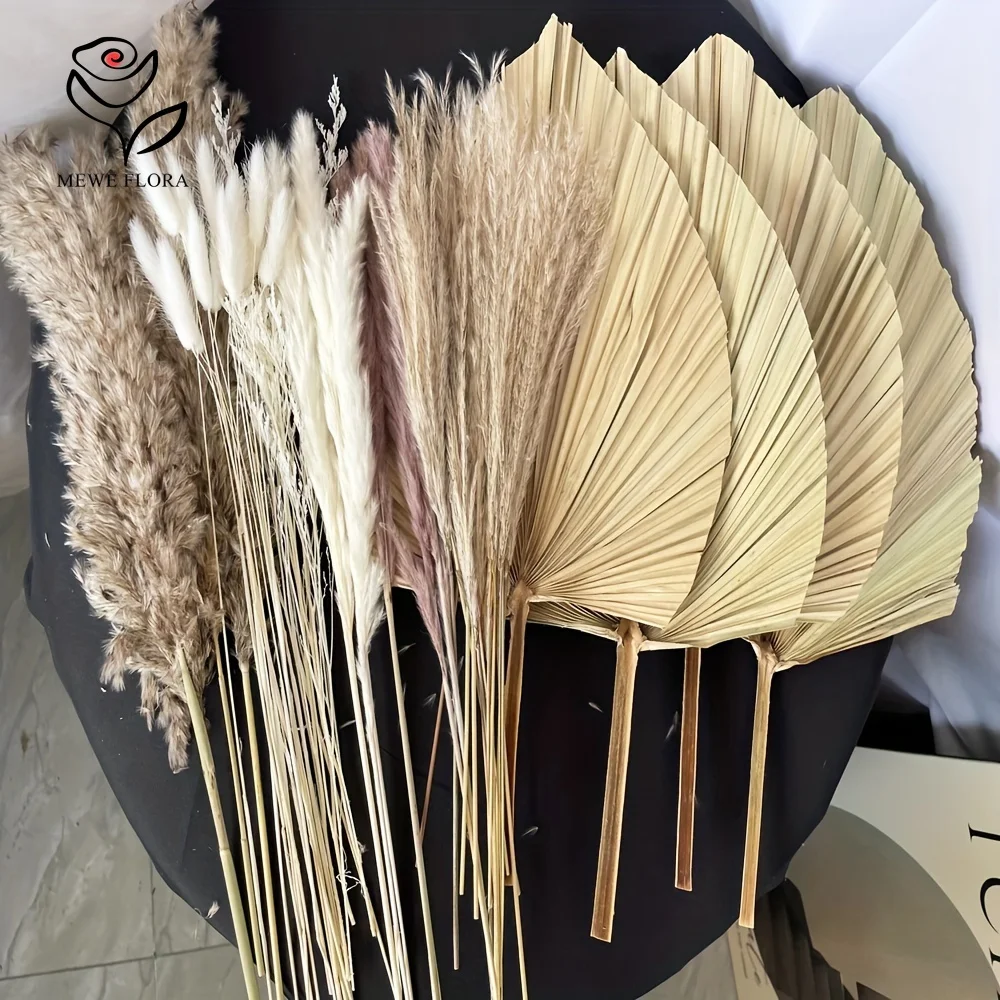 천연 팜파스 잔디 보호 홈 데코, 미적 말린 꽃 부케  - Pampas Grass Decor 리뷰 및 가격
