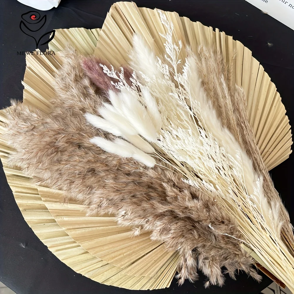 천연 팜파스 잔디 보호 홈 데코, 미적 말린 꽃 부케  - Pampas Grass Decor 리뷰 및 가격