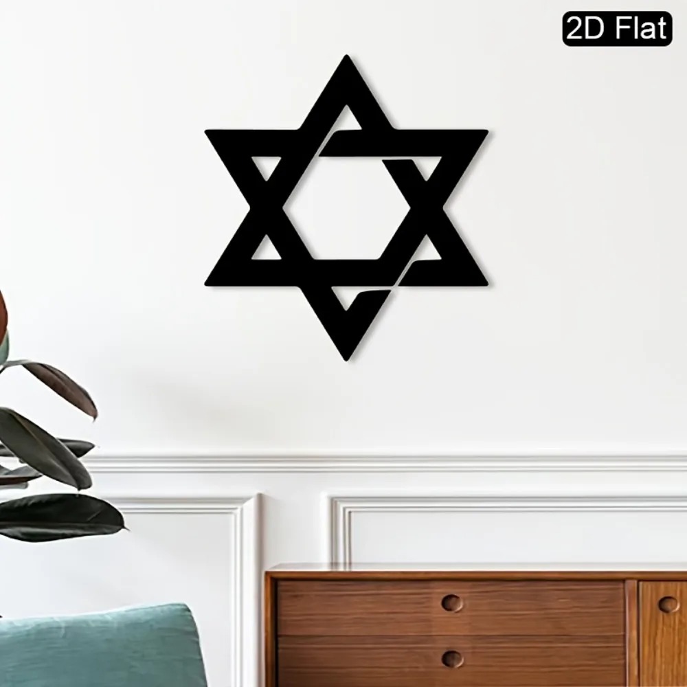 CIFBUY 철제 벽 장식 다윗의 별 금속 조각품 벽걸 - Home Decor Zone 리뷰 및 가격