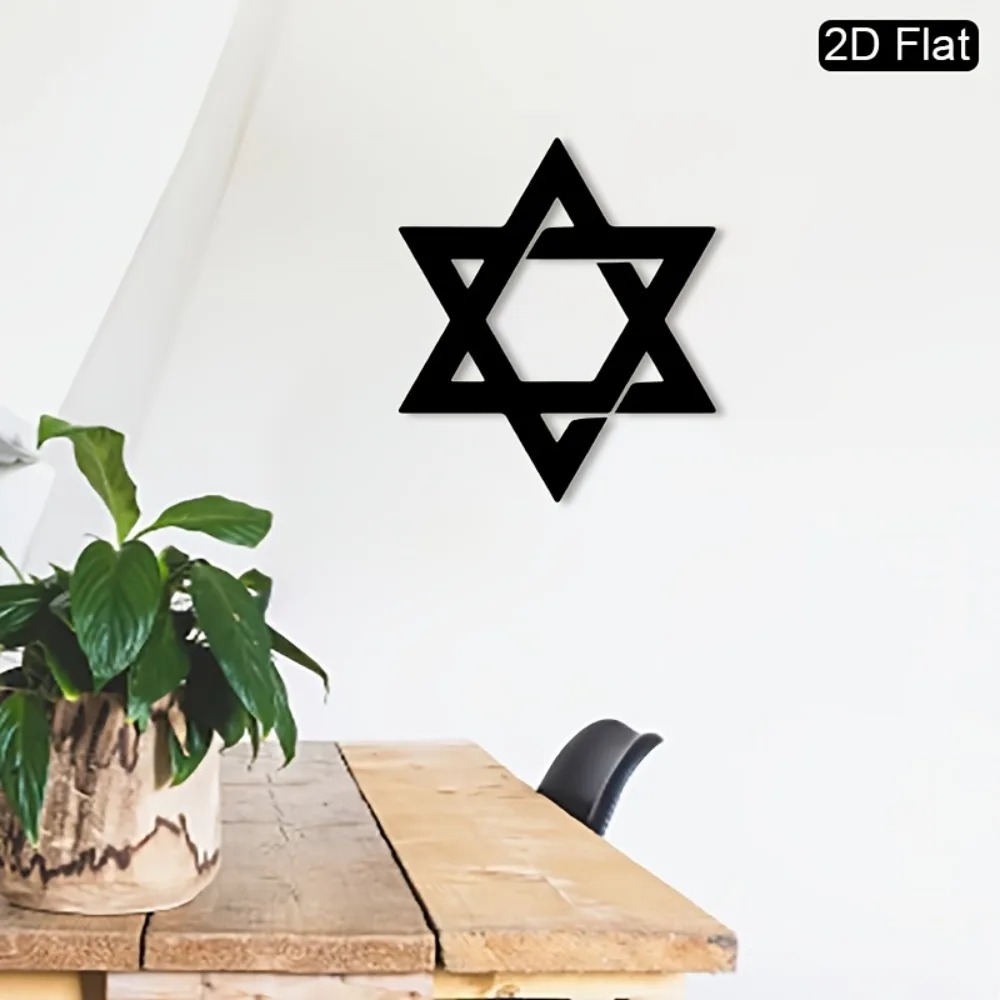 CIFBUY 철제 벽 장식 다윗의 별 금속 조각품 벽걸 - Home Decor Zone 리뷰 및 가격
