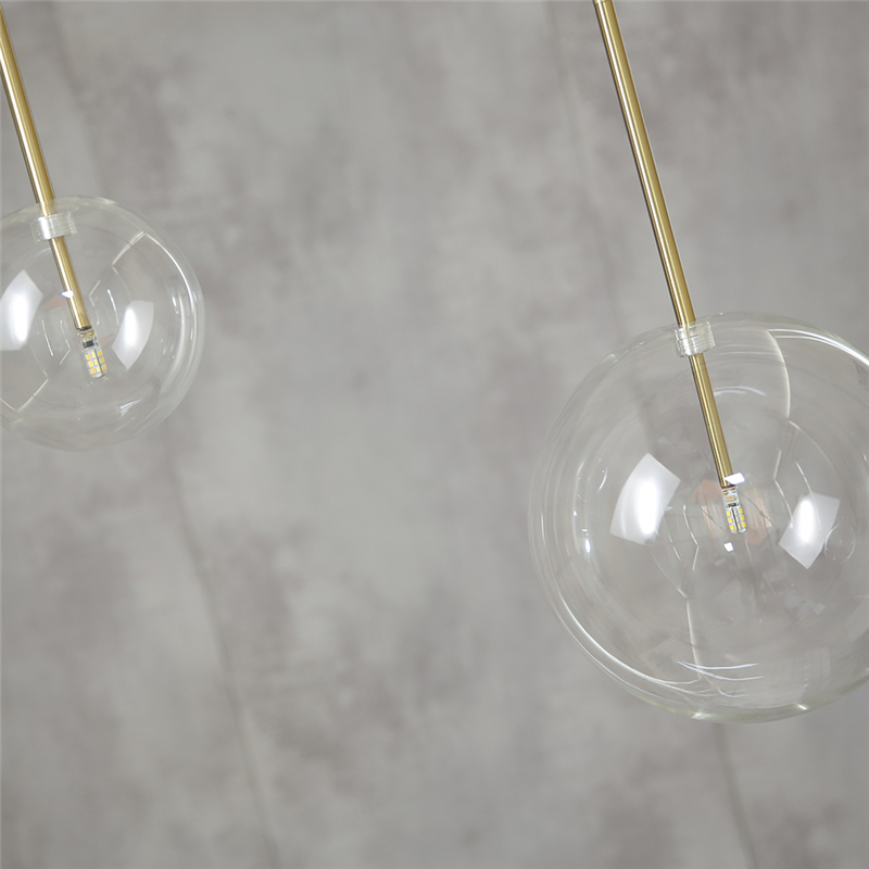 북유럽 투명 유리 펜던트 조명 글로브 크롬 유리 공 펜 - Hanging Moon Lamp 리뷰 및 가격