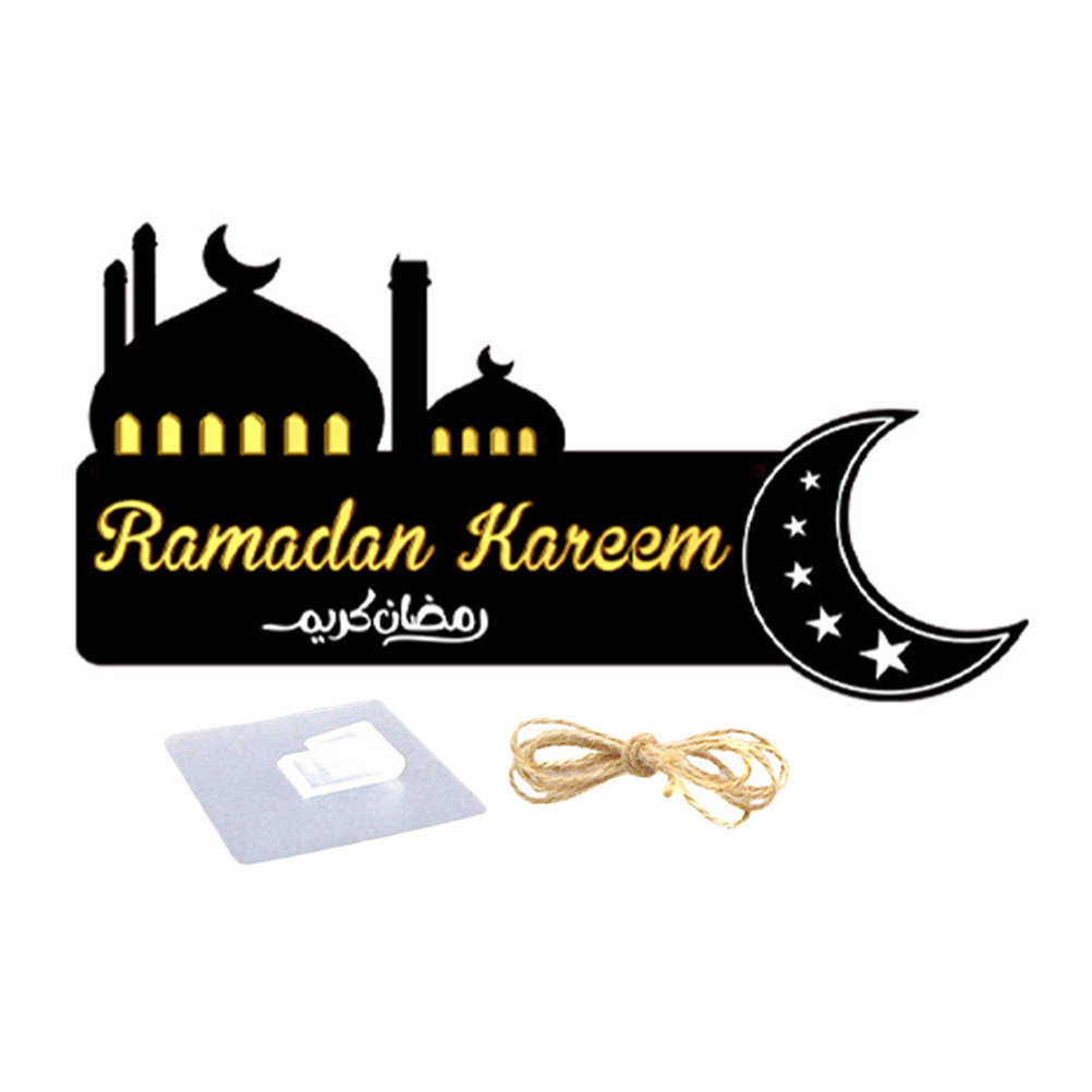 이드 라마단 나무 장식판 섬세한 패턴 이드 무바락 장식 - Home Decor Ramadan 리뷰 및 가격
