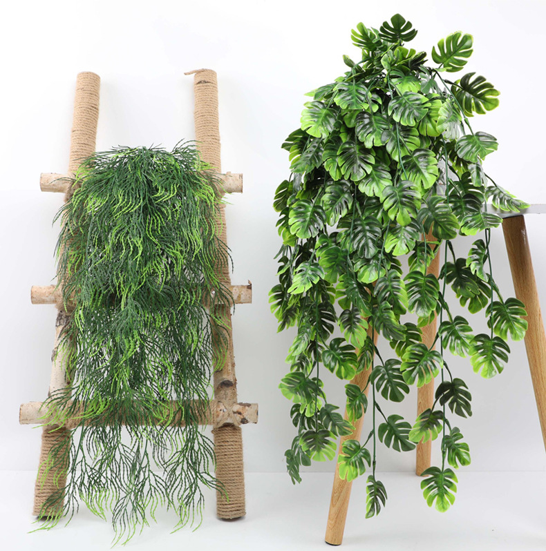 80CM 인공 매달려 꽃 식물 거짓 등나무 버드 나무  - Rattan Plant Basket 리뷰 및 가격