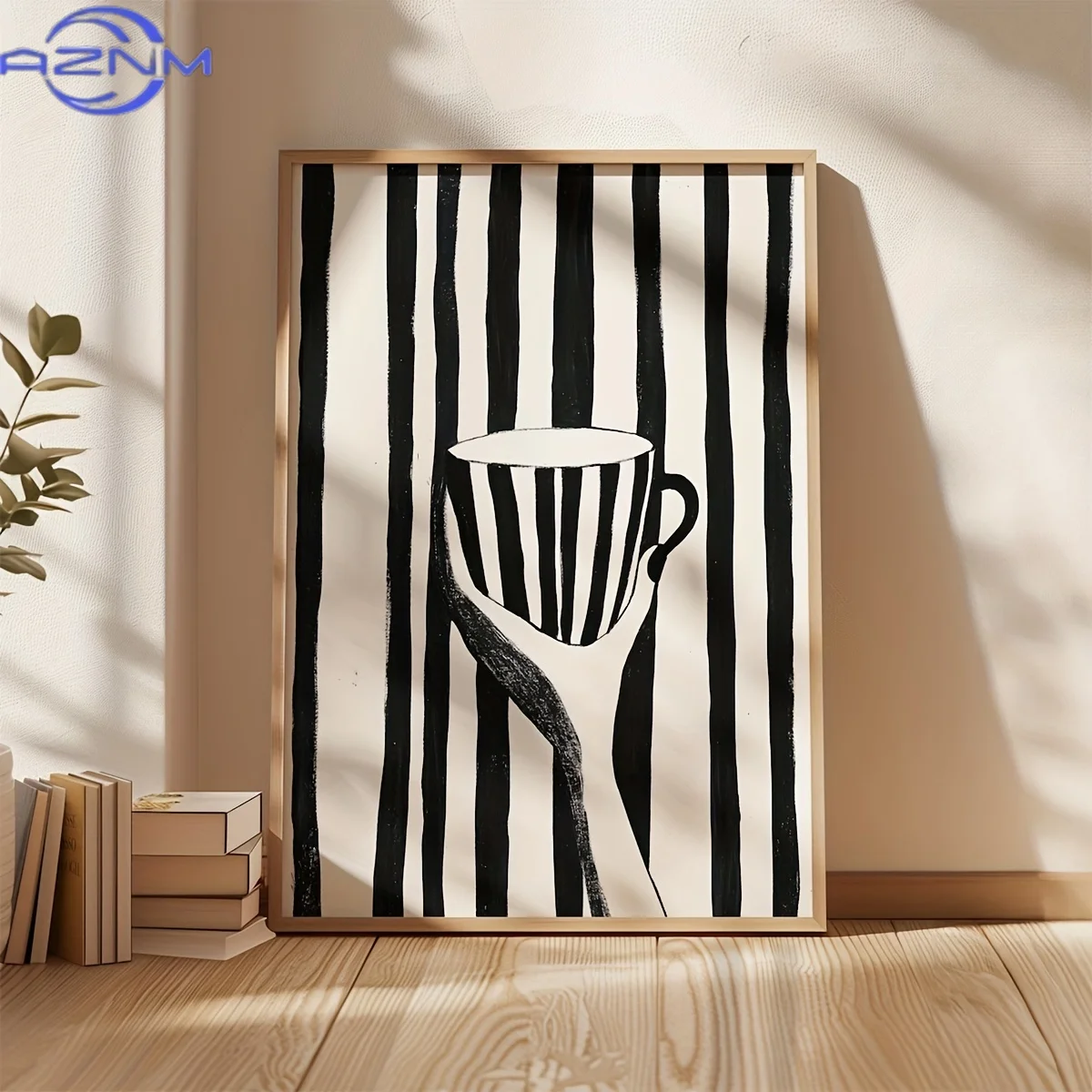 만화 동물 텍스트 아트 커피 프린트 그림 미니멀리스트  - Home Decor Minimal 리뷰 및 가격