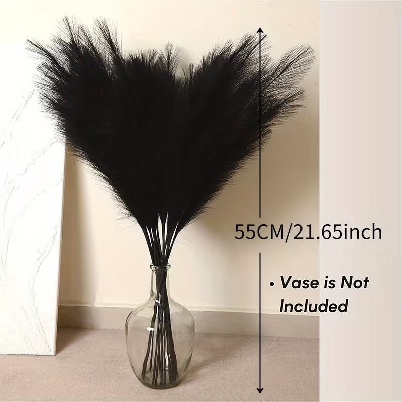 6개 인조 팜파스 그래스 장식, 할로윈 및 가정 장식용 - Pampas Grass Decor 리뷰 및 가격