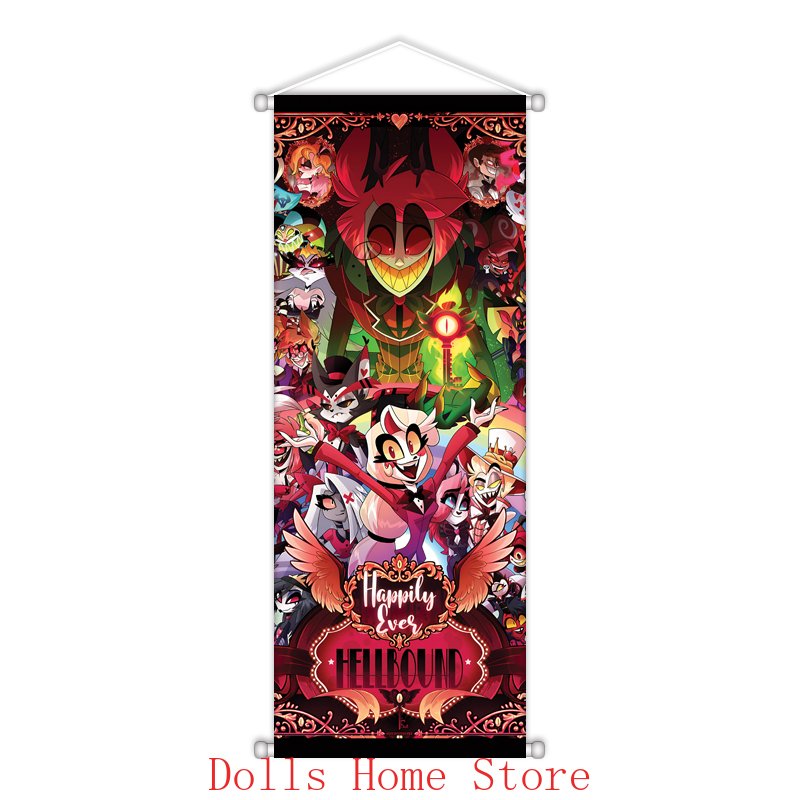 애니메이션 스크롤 캔버스 벽걸이 그림 홈 사진 애니메이 - Home Decor Accessories 리뷰 및 가격
