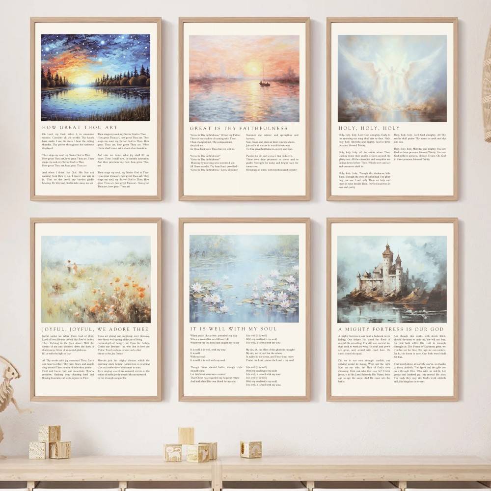 기독교 찬송가 포스터 어메이징 그레이스 올드 러기드 크 - Home Decor How To 리뷰 및 가격