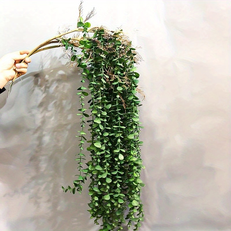 104cm 가짜 유칼립투스 등나무 인공 식물 포도 나무 - Rattan Plant Basket 리뷰 및 가격